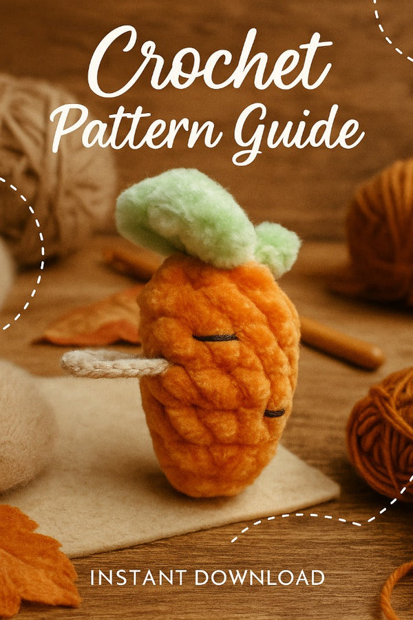 🥕Crochet carrot – PDF Pattern