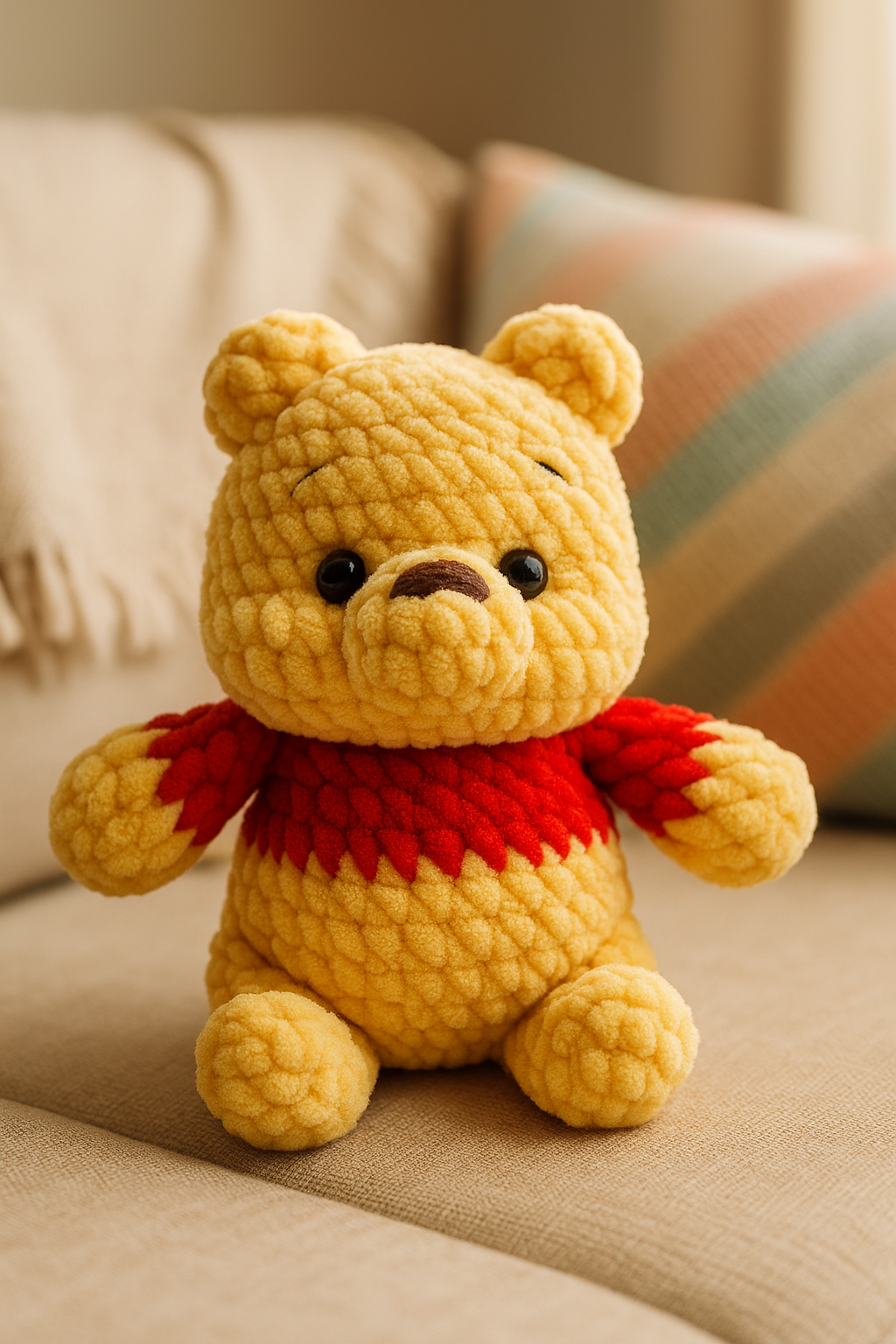 Crochet Your Own Winnie Bear – Easy Amigurumi Pattern