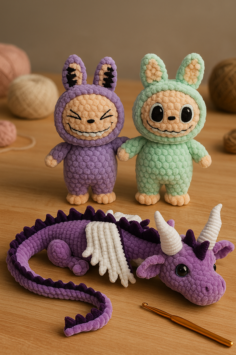 Mega Bundle crochet plushie PDF patterns — instant download beginner-friendly guide
