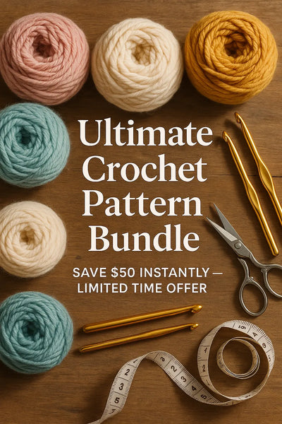 The Ultimate Crochet Mega Bundle – 15+ Patterns + Surprise Gift Craftorya