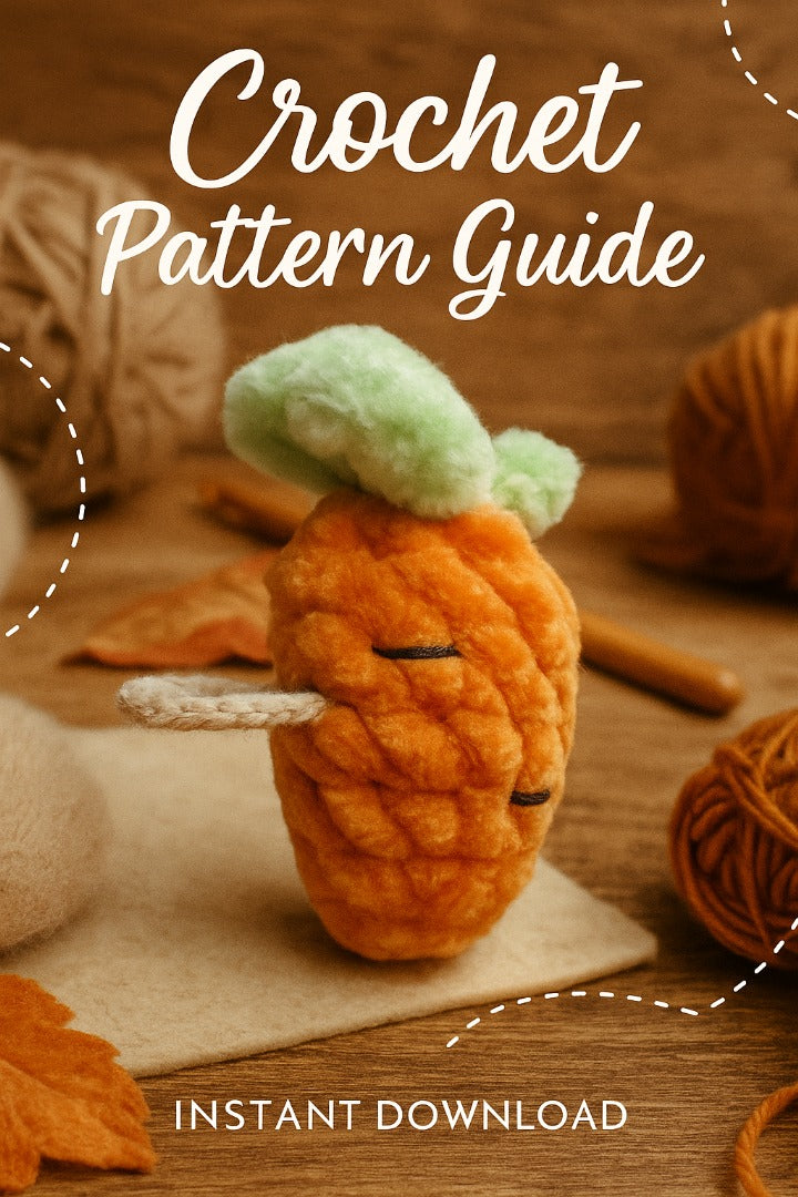 🥕Crochet carrot  – PDF Pattern