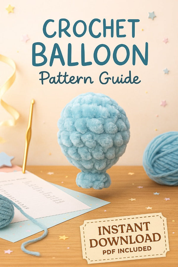 🎈 Crochet Balloon – PDF Pattern