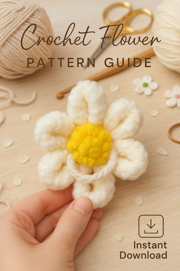 🌸 Crochet Flower – PDF Pattern