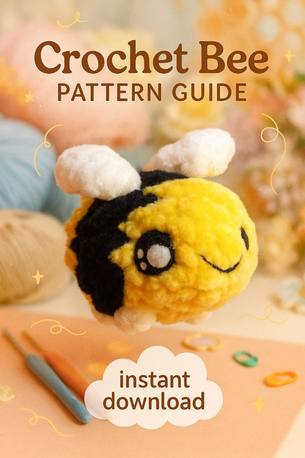 🐝 Crochet Bee – PDF Pattern