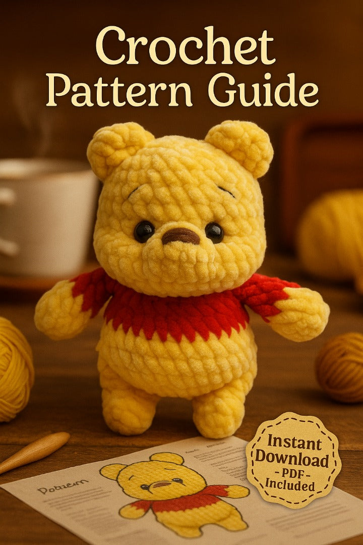 Crochet Your Own Winnie Bear – Easy Amigurumi Pattern