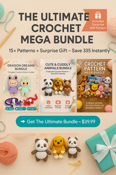 The Ultimate Crochet Mega Bundle – 15+ Patterns + Surprise Gift