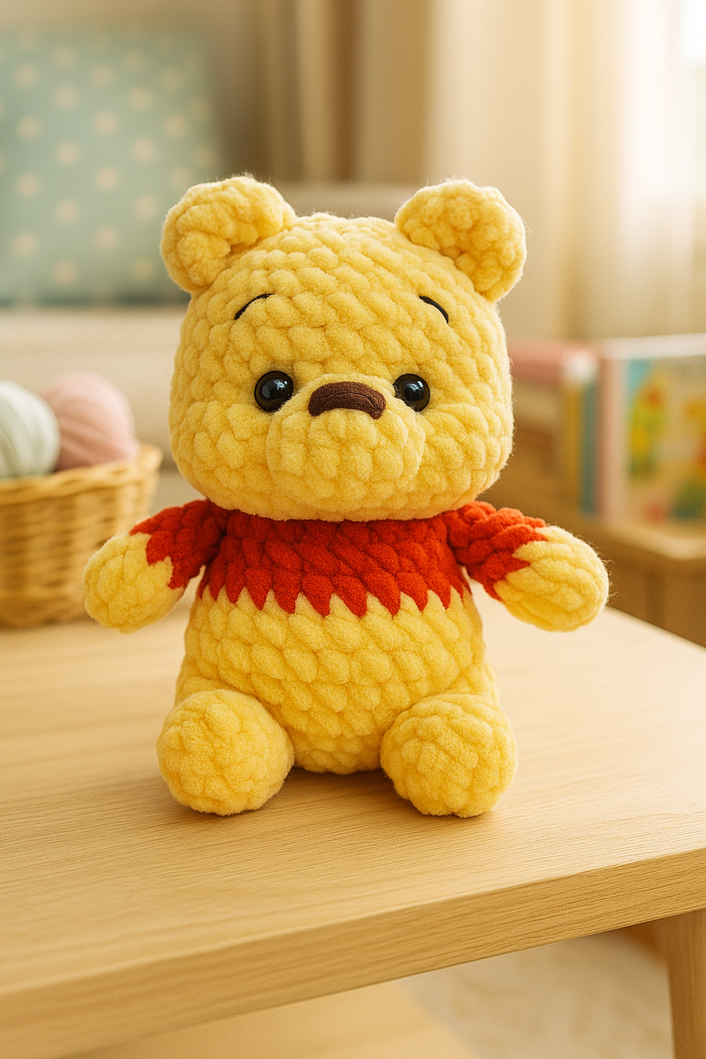 Crochet Your Own Winnie Bear – Easy Amigurumi Pattern